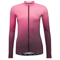Klimatex JUDITH Dámsky cyklistický dres s dlhým rukávom, ružová, veľkosť