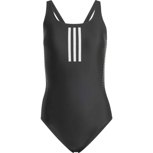 adidas 3-STRIPES RUBBER GRAPHIC Dámske plavky, čierna, veľkosť