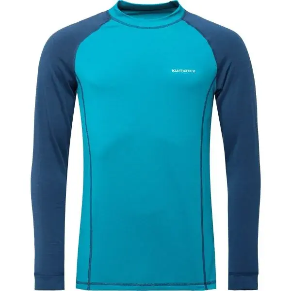 Klimatex OTO Pánske funkčné tričko s dlhým rukávom, tmavo modrá, veľkosť XXXL