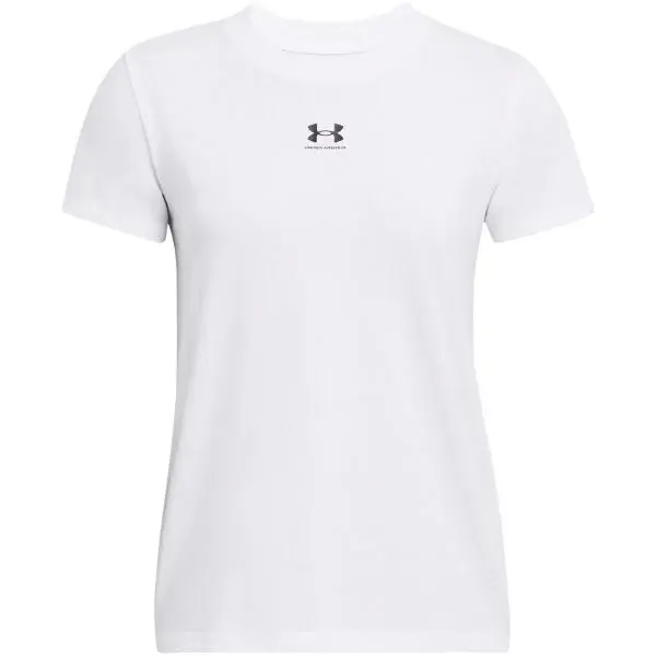 Under Armour OFF CAMPUS CORE Dámske tričko, biela, veľkosť