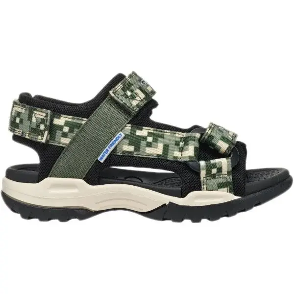 Geox J BOREALIS Chlapčenské letné sandále, tmavo zelená, veľkosť