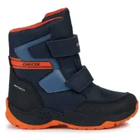 Geox SENTIERO BOY B Chlapčenská členková obuv, tmavo modrá, veľkosť