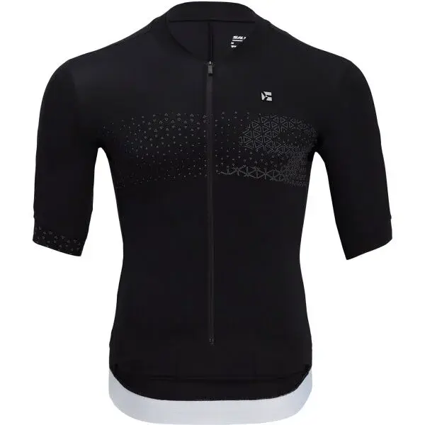 SILVINI ANSINO Pánsky cyklistický dres, čierna, veľkosť