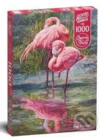 Plameňáci - puzzle z kategorie Zvířata
