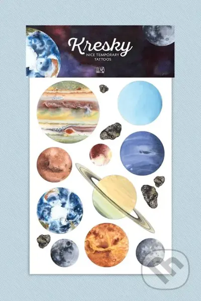 Kresky: Planéty (Dočasné tetovačky)