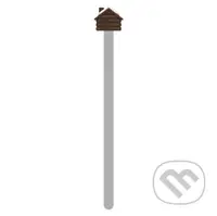 Záložka do knihy - Zasnežená chata