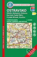 Ostravsko 1:50 000 (Hlučín, Bohumín, Ostrava, Karviná, Český Těšín, Frýdek-Místek, Havířov) - kniha z kategorie Mapy