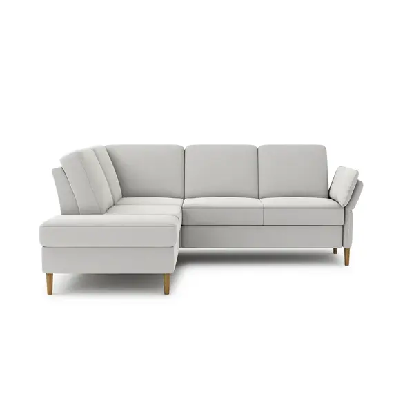 Sedací souprava Sori 2 Provedení: Pravá varianta, Nožičky: Nožičky dřevěné - bílé, látka: Monolith 92