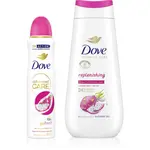 Dove Advanced Care Replenishing výhodné balení deodorantu a sprchového gelu