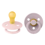 BIBS Colour cumlíky z prírodného kaučuku 2 ks - veľkosť 1, dusky lilac/heather