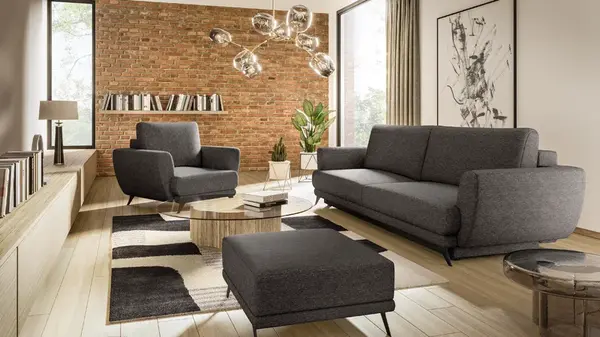 Sestava Megis - 3F+1F+taburet látka: Marte 10