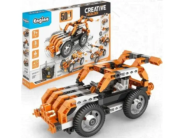 Engino Creative Builder 50 modelů s motorkem