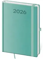 Denní diář 2026 A5 Print Pop světle zelený