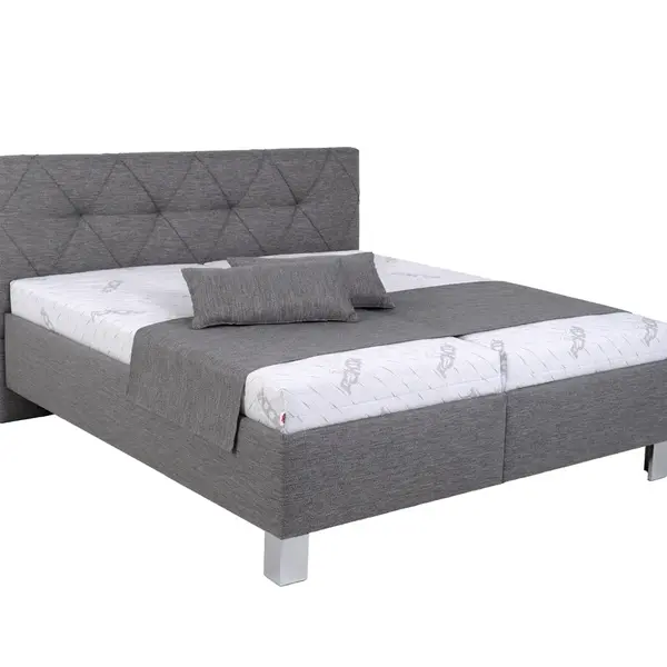 Postel Nairobi Rozměr: 160 x 200 cm, Matrace: Kombiflex - tvrdost 2, varianta nožiček: chromové nožičky