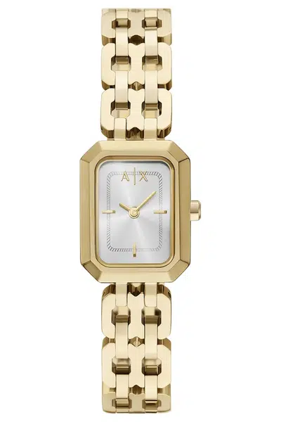 Hodinky Armani Exchange FAYE zlatá barva, AX5811