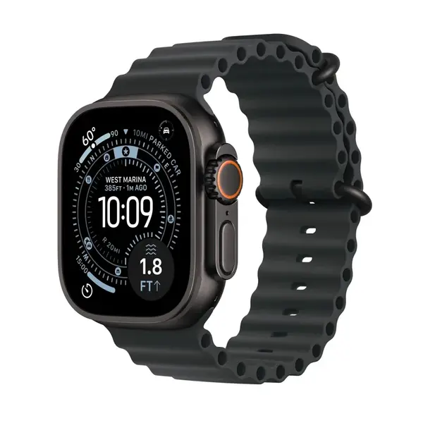 Apple Watch Ultra 3 - 49mm Ocean Band černé