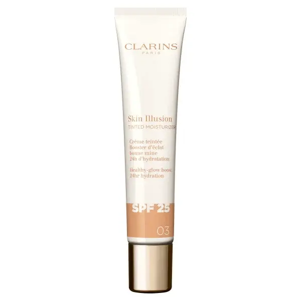 Clarins SKIN ILLUSION TINTED MOISTURIZER SPF25 zatónovaný hydratační krém - 03 40 ml