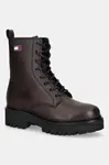 Kožené workery Tommy Jeans TJW URBAN LACE UP BOOT
