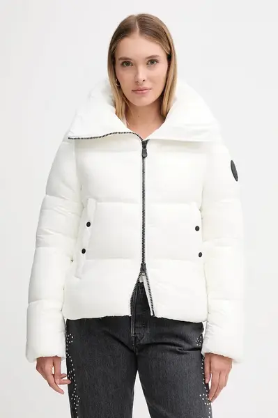 Bunda Save The Duck ISLA bílá barva, přechodná, D39370W.LOVE21