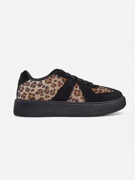 Resti Women's sporty sneakers with a leopard print Big Cat