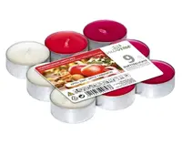 Sada čajových sviečok vôňa jablko škorica, 9 ks%