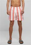 Patterned bikini shorts palepinkbarstripe