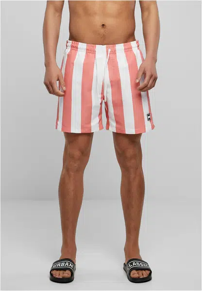 Patterned bikini shorts palepinkbarstripe