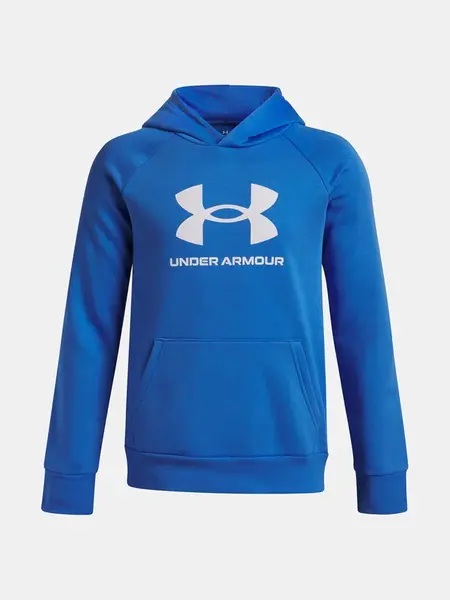 Chlapecká mikina Under Armour UA Rival Fleece BL Hoodie-BLU - Kluci