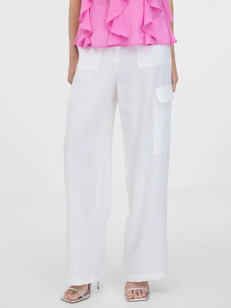 Orsay White women's wide trousers - Women's