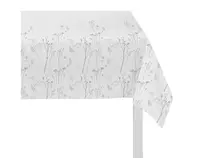 Obrus Lúčne kvety 130x160 cm, krémový%