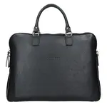 Unisex kožená taška na notebook Facebag Milano, přírodní kůže − černá