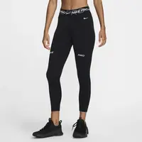Nike Pro Womens Mid-Rise 7/8 Graphic Leggings L