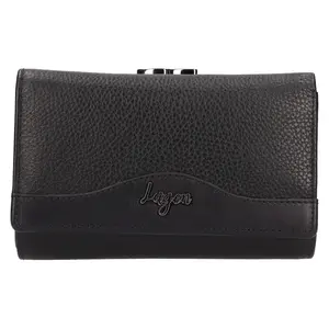 Dámská kožená peněženka Lagen Tove - černá