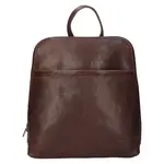 Kožený dámský batoh SendiDesign Valeria - hnědá