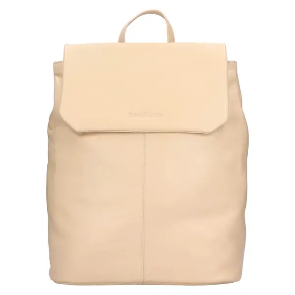 Dámský kožený trendy batoh SendiDesign Marika - béžová
