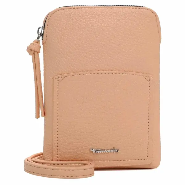 Dámska kabelka na mobil a doklady Tamaris Magne - broskvová