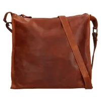 Dámska kožená kabelka Justified Bares - koňak