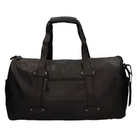 Kožená cestovná taška Greenwood Solen - čierna