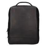 Pánsky kožený batoh na notebook Katana Lens - čierna