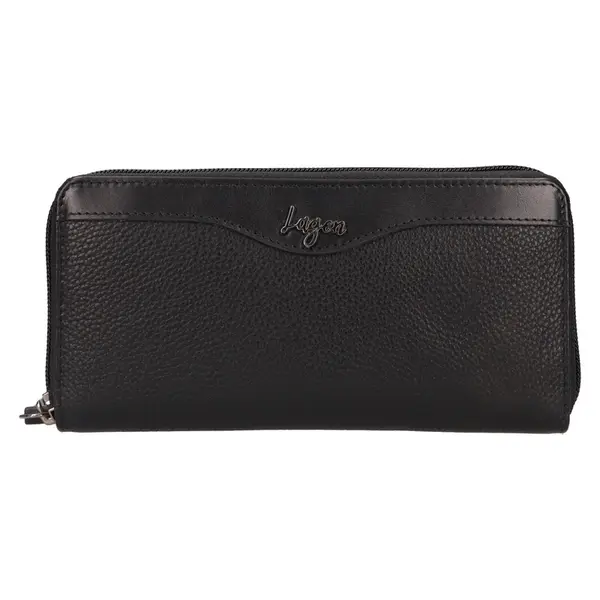 Dámská kožená peněženka Lagen Jeanette - černá
