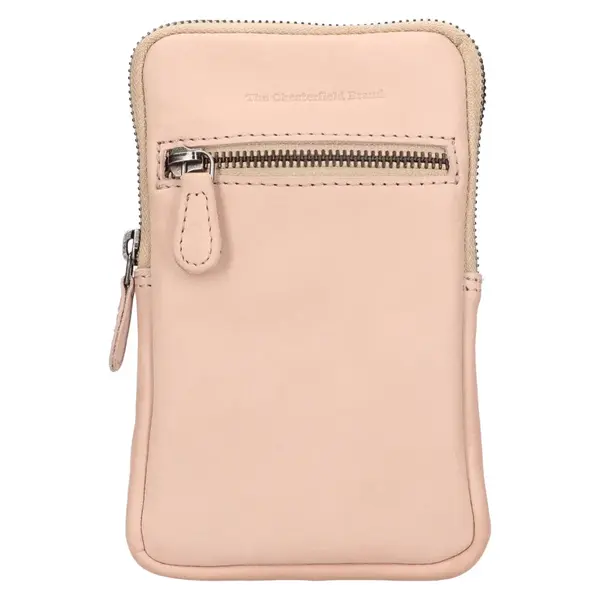 Dámská kožená crossbody kabelka na doklady The Chesterfield Brand Salva - béžová