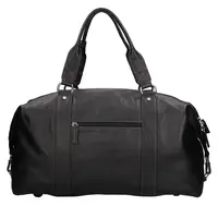 Cestovní kožená taška Katana Trev - černá