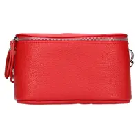Dámská kožená ledvinka Italia Magda - červená