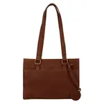 Menšie dámska kožená kabelka Ashwood Compact - hnedá