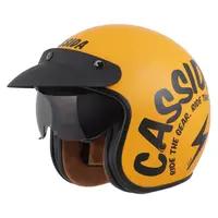 Moto přilba Cassida Oxygen Gear 2.0 žlutá/černá S (55-56)
