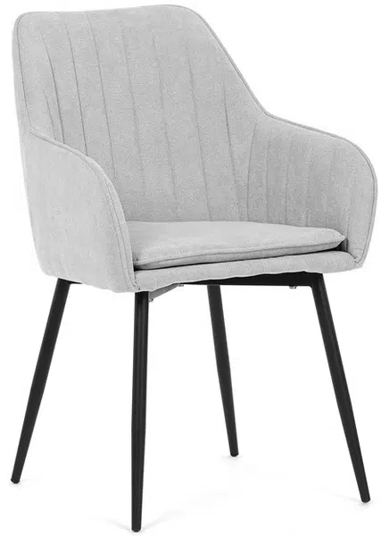 AUTRONIC jídelní židle DCL-221 SIL2 světle šedá