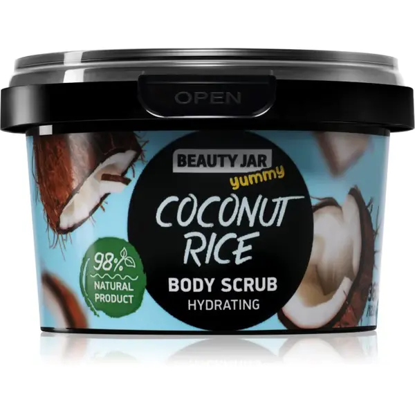 Beauty Jar Yummy Coconut Rice hydratační peeling 360 g