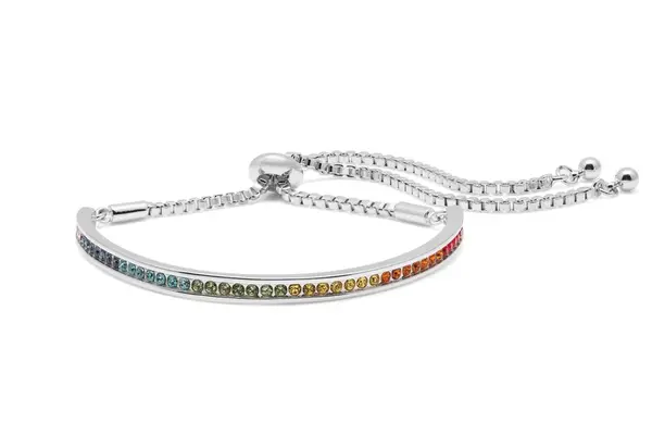 AURA Hravý dámský náramek s barevnými Preciosa krystaly PCAUCH003