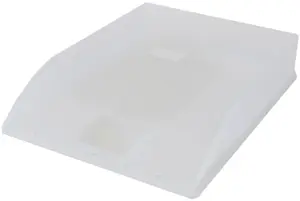 Zásuvka odkládací transparentní bílá