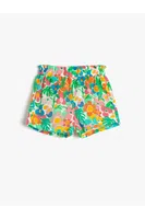 Koton Shorts Floral Elastic Waist